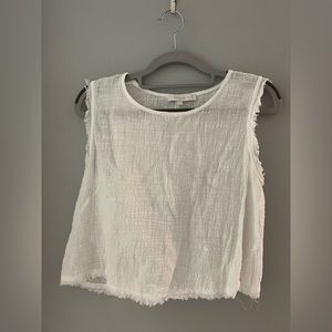 Olivaceous white tank